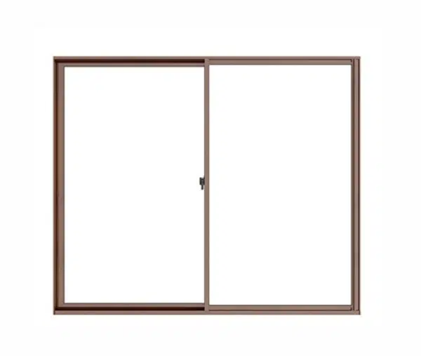 VENTANA ALUMINIO MADERA TERMOPANEL 121X100