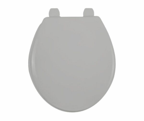 ASIENTO WC REDON. PLAST GRIS Bisagra Plastica.