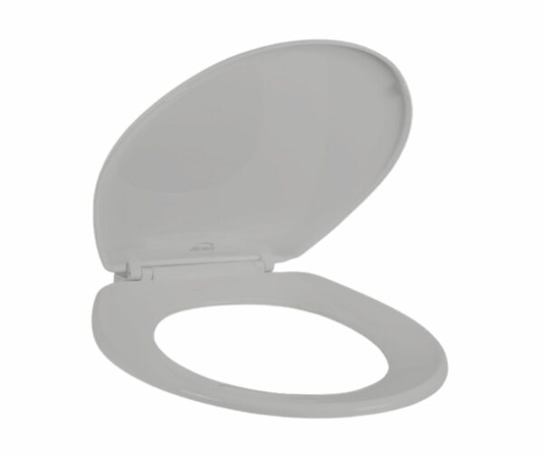 ASIENTO WC REDON. PLAST GRIS Bisagra Plastica. - Imagen 2