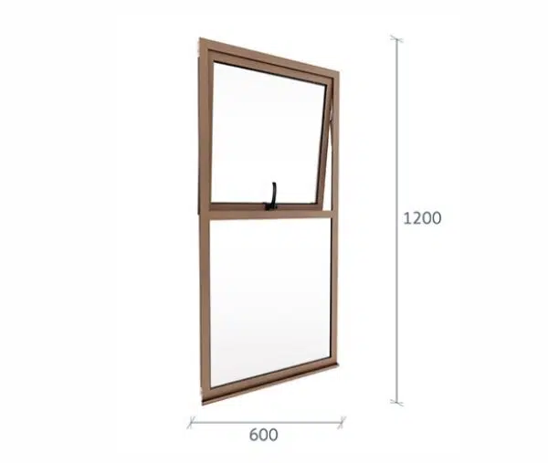 CONJUNTO ALUMINIO MADERA TERMOPANEL 60X120CM - Imagen 2