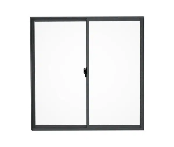 VENTANA ALUMINIO ANTRACITA TERMOPANEL  100X100