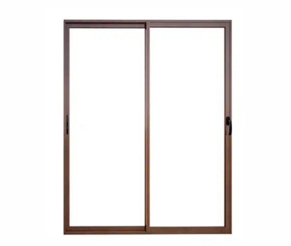 PUERTA ALUMINIO MADERA TERMOPANEL 150X205