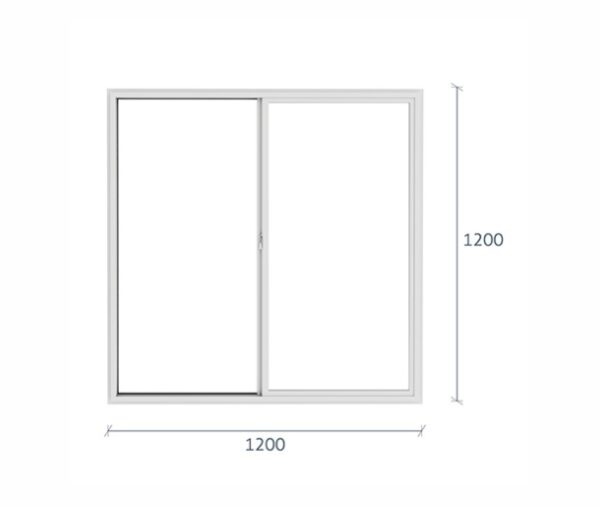 VENTANAL PVC TERMOPANEL 120X120 CM - Imagen 6