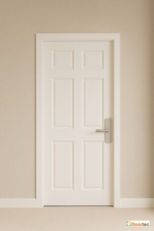 PUERTA HOJA ACERO 6P BLANCO 70X200